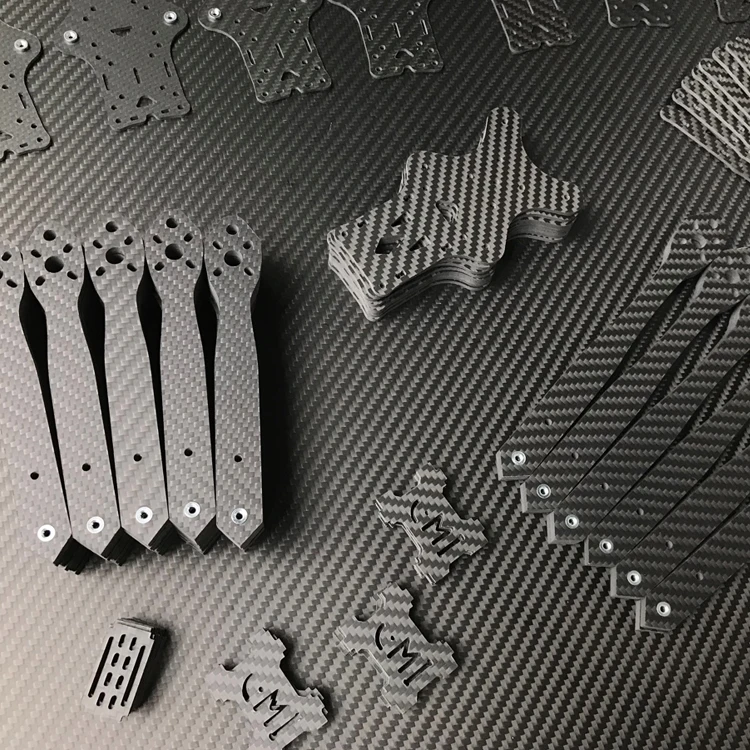 FPV Racing Drone Frame Kit Carbon Fiber Quadcopter Frame cnc 3k Carbon Fiber Sheet