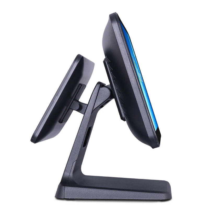 Market Restaurant Retail Dual Touch Screen POS Machine Cash Register Terminal OEM 15.6 + 11.6 inch Cheap POS Systems for Sale