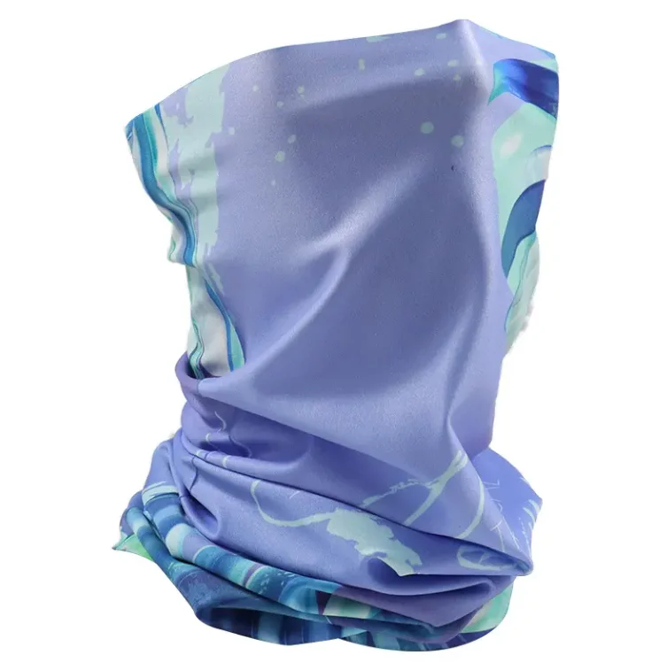 New milk silk seamless scarf skeleton half face European and American fashion sports hip hop mask ufp50 magic headscarf