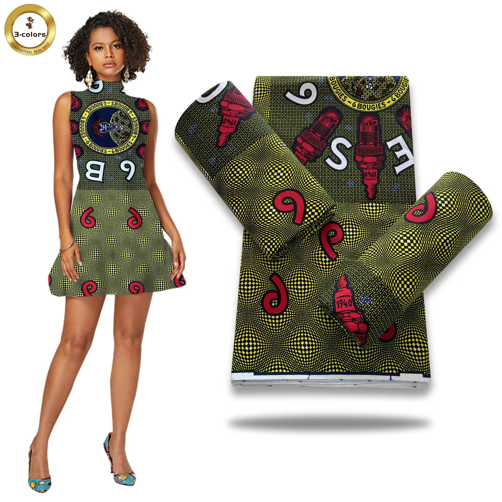 factory many pattern designs Hot sale african wax prints fabric for costumes