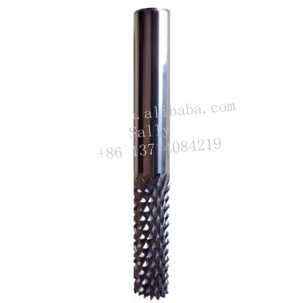 Tungsten Carbide Straight Shank PCB Engraving Machine Milling Cutter Corn Open Rough Skin Milling Cutter V Drill
