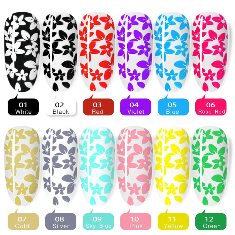 
8ml Stamping Nail Gel Polish 