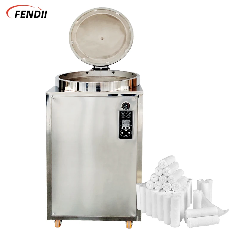 Automatic Autoclave Medical Waste food mushroom substrate Autoclave steam sterilizer 200L With Price