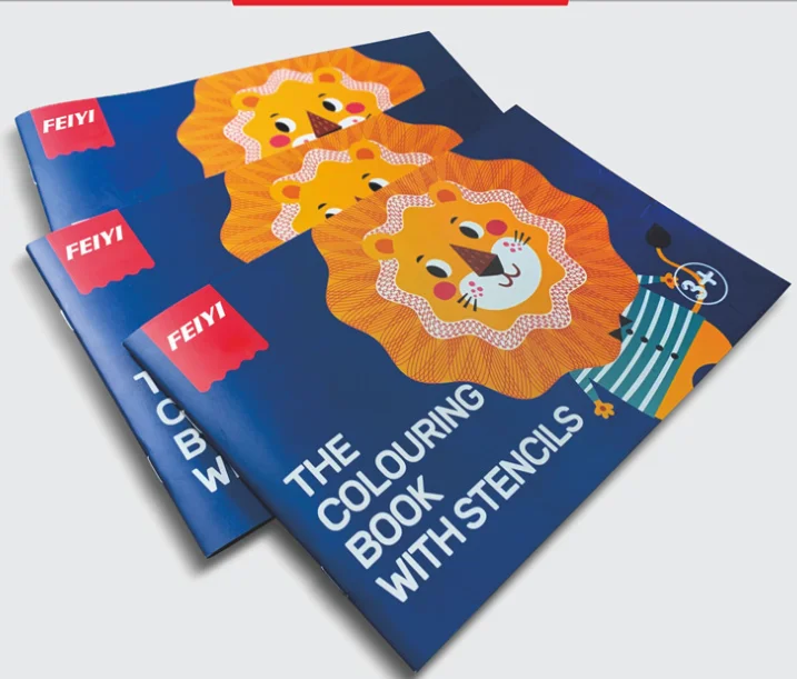 Label instruction leaflet design printing color black and white riding nail instruction printing