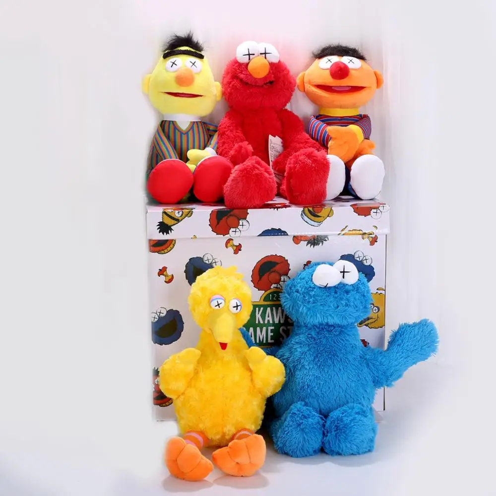 Оптовая продажа OEM Kawaii Elmo большая птица печенье монстр мягкие плюшевые игрушки куклы Улица Сезам