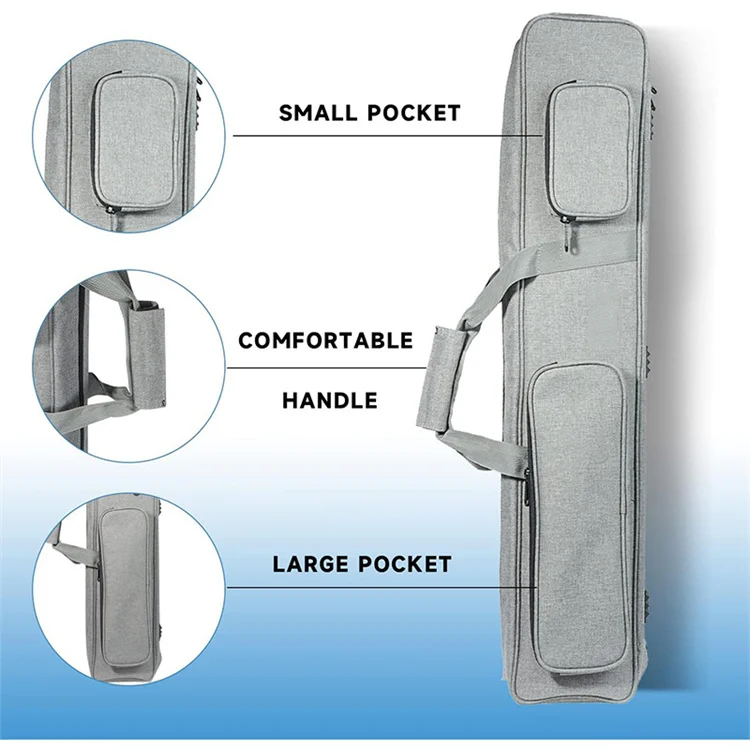 Pool Cue Bag Portable Professional Snooker Cue Stick 7-hole Soft Carring Bags 1/2 Billiard Accessories Case