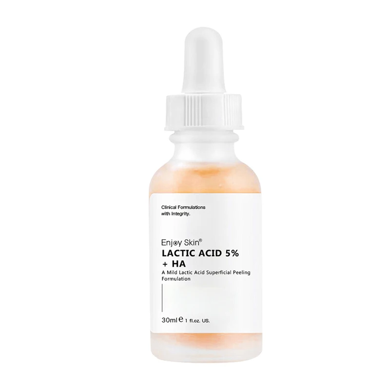 Lactic Acid 5% +HA for Brightening Boost with Exfoliator Smooths and Balances for Complexion