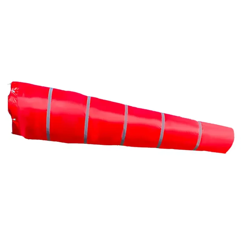 Safety Flag Wind Sock  Polyester /Vinyl  Red/Orange Windsocks