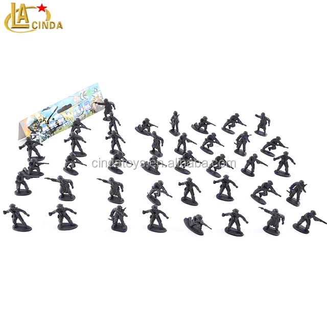 Plastic army combat set Soldier figure fighting toy for kids