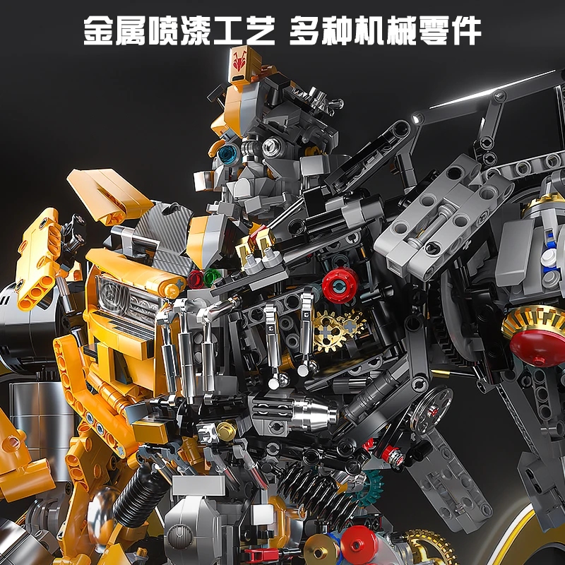 K-BOX V5014 2.0 Half Naked Big wasp Robot Large Robot Building Block MOC Puzzle Educational toy block toys Christmas gifts