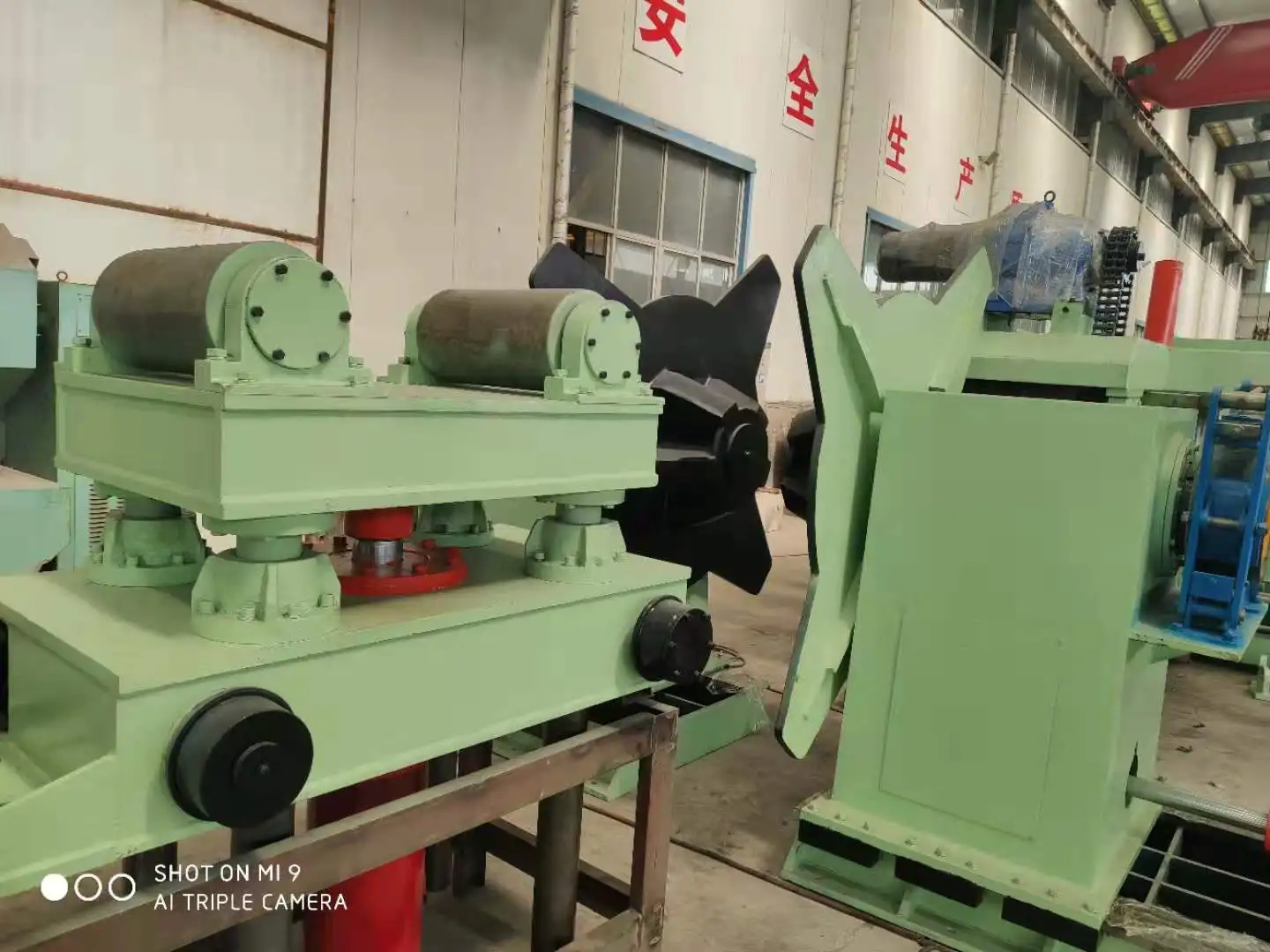 
used slitting line & used cut to length line with 11 roller 200x16 mm 