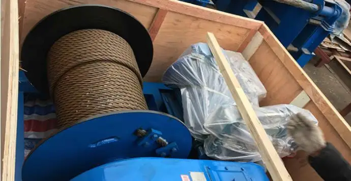 Судовая гидравлическая лодка Capstan рыболовная Якорная Лебедка 40