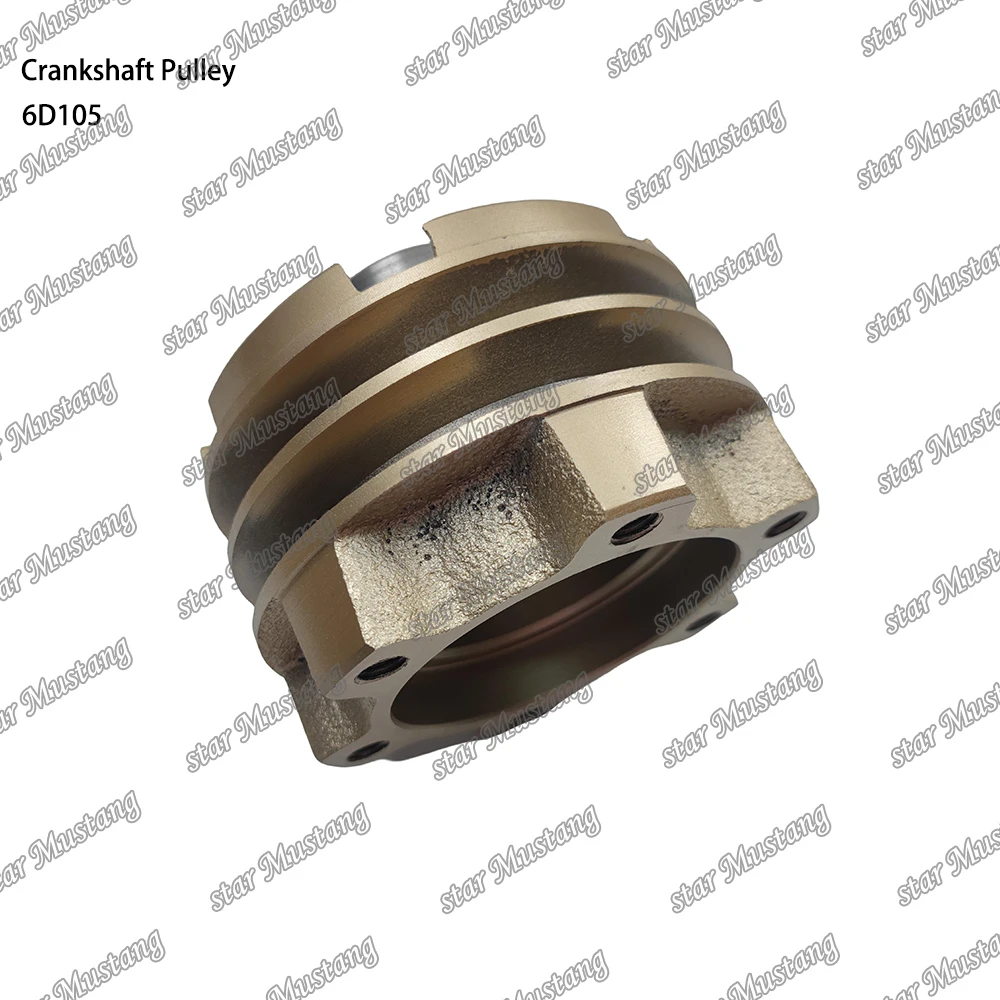 6D105 Crankshaft Pulley Suitable For Komatsu Engine Parts