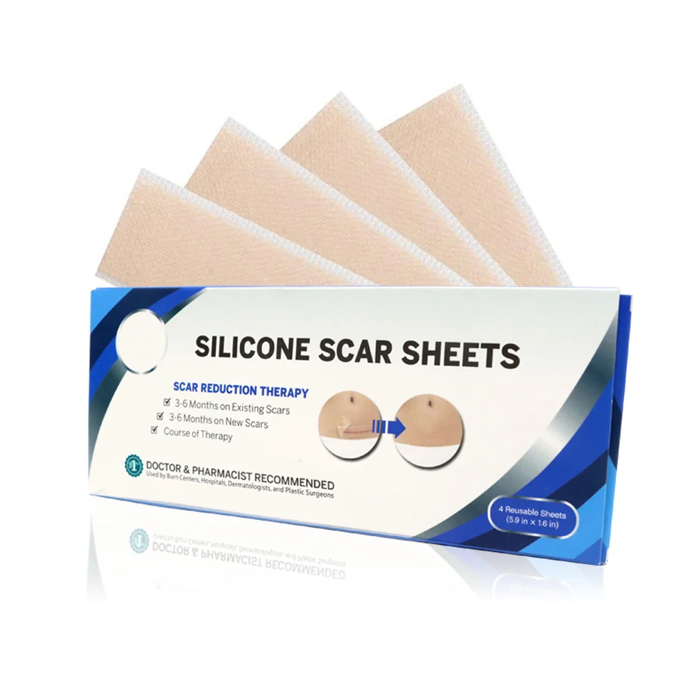 2022 Keloid Removal Patch Remove Acne Marks Reusable Silicone Scar Remover Sheets