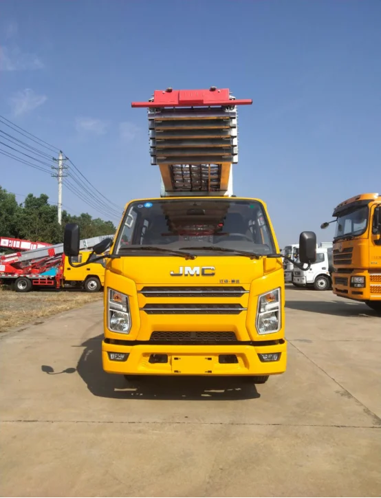 JMC 21m hydraulic truck mounted aerial work platform aerial ladder truck for sale