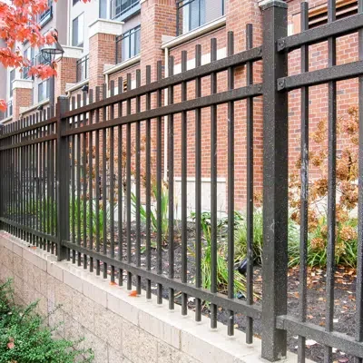 Zinc Steel House Fence Gates Driveway Entrance Gate Steel Gates Hinges