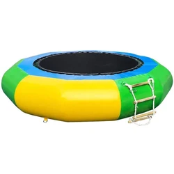 10Ft Inflatable Water Trampoline Bounce Swim Platform For Adults Water-Sports