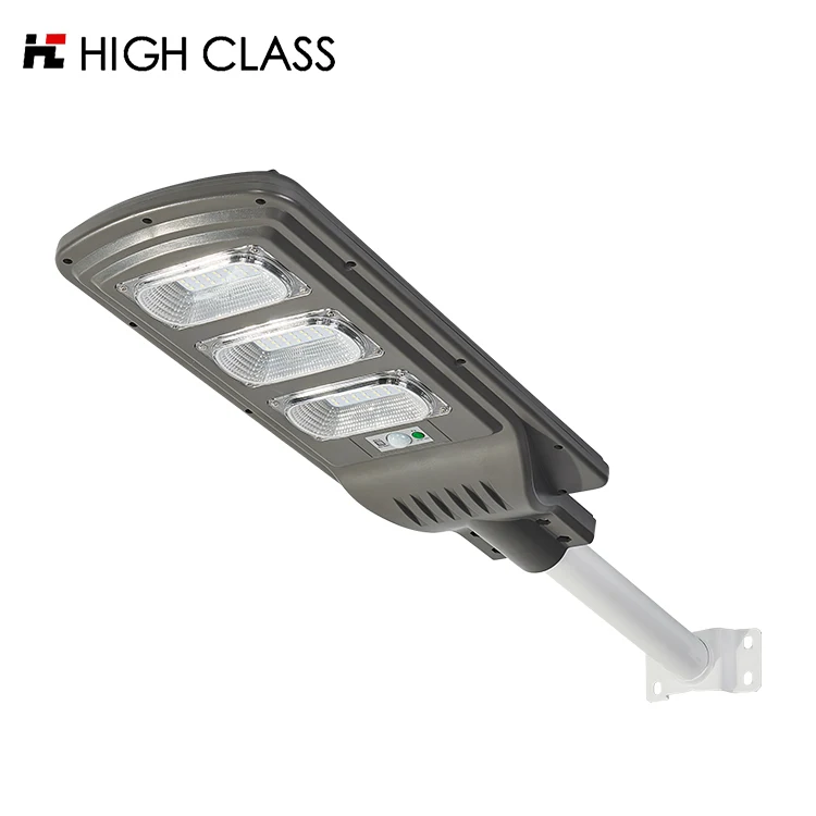 HIGH CLASS radar sensor ip65 outdoor waterproof dimmable 100w 200w 300w all in one solar led street light