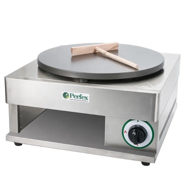 
Commercial GCM 1 single head gas crepe maker with high quality, Non Stick for Pancakes, Blintzes, Eggs 
