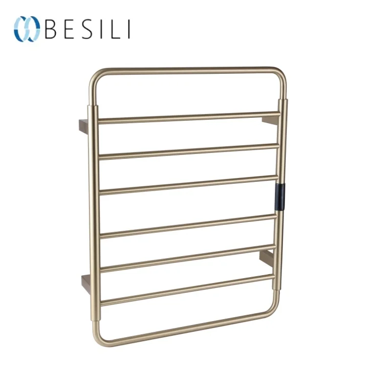 High quality golden electric towel rack towel heating rod  energy-saving automatic power off bathroom accessories towel heater