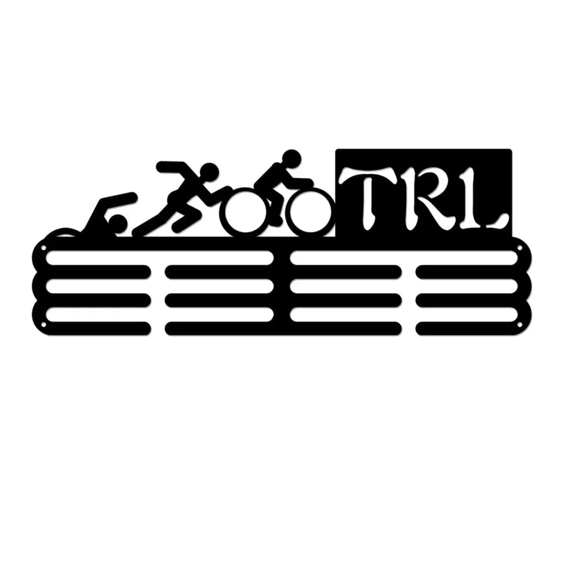 Triathlon Sports Medal Holder Display Hanger Rack Frame Medal Hanger Display Holder