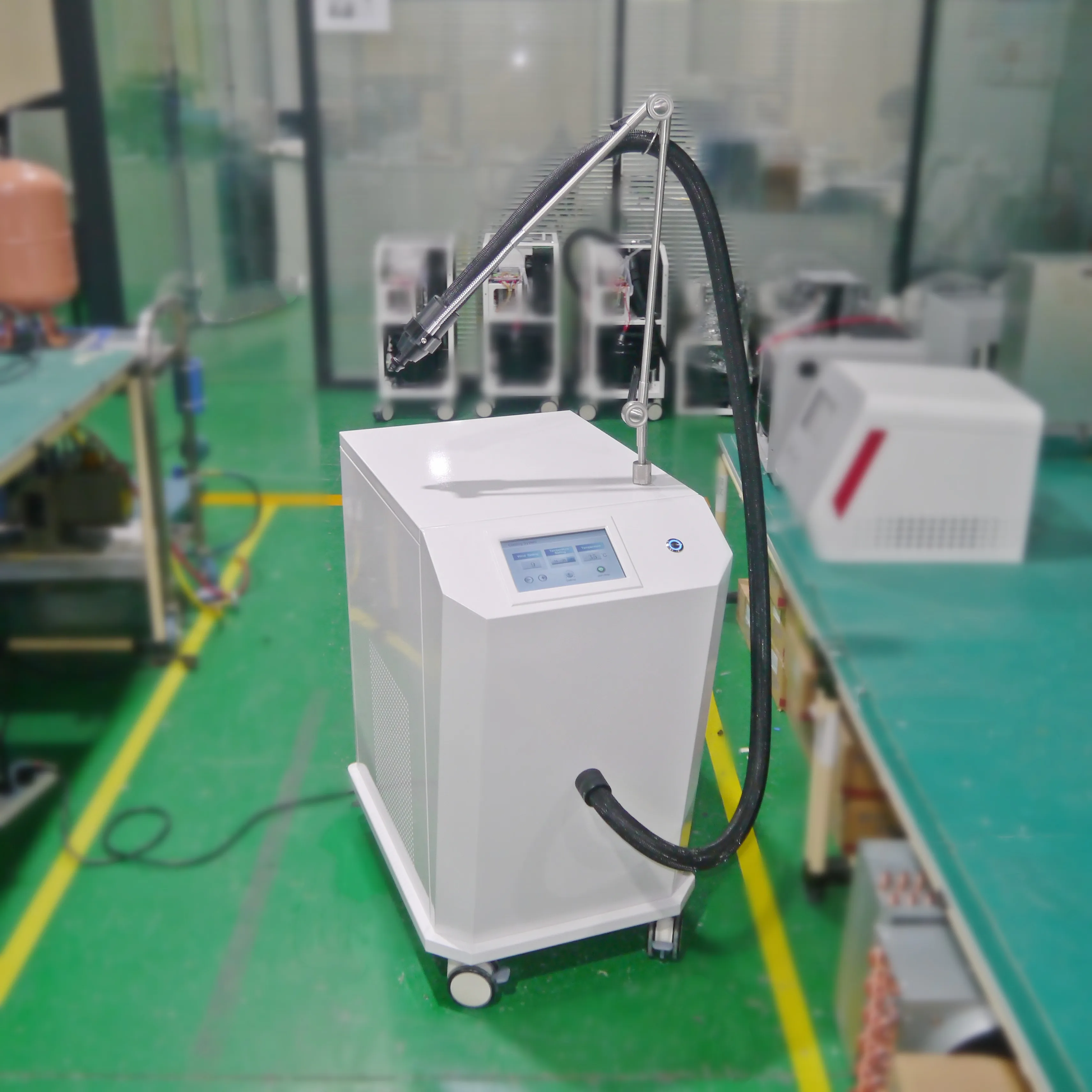 Cooling Chiller Laser Hair Removal Pico Second Cold Air Cryo Skin Cooling System Zimmer Chilling -35 Skin Cooling Machine
