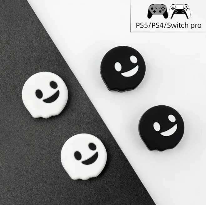 Thumb Grip Hat Soft Silicone Controller Analog Joystick Non-Slip Silicone Handle Protective Cover  for PS5/PS4/Xbox one/Switch