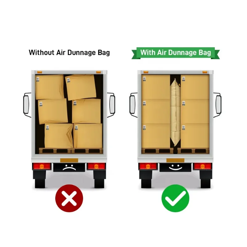 High Qualtity Inflatable Kraft Paper Container Air Dunnage Bag For Shipping Transportation Goods Protection