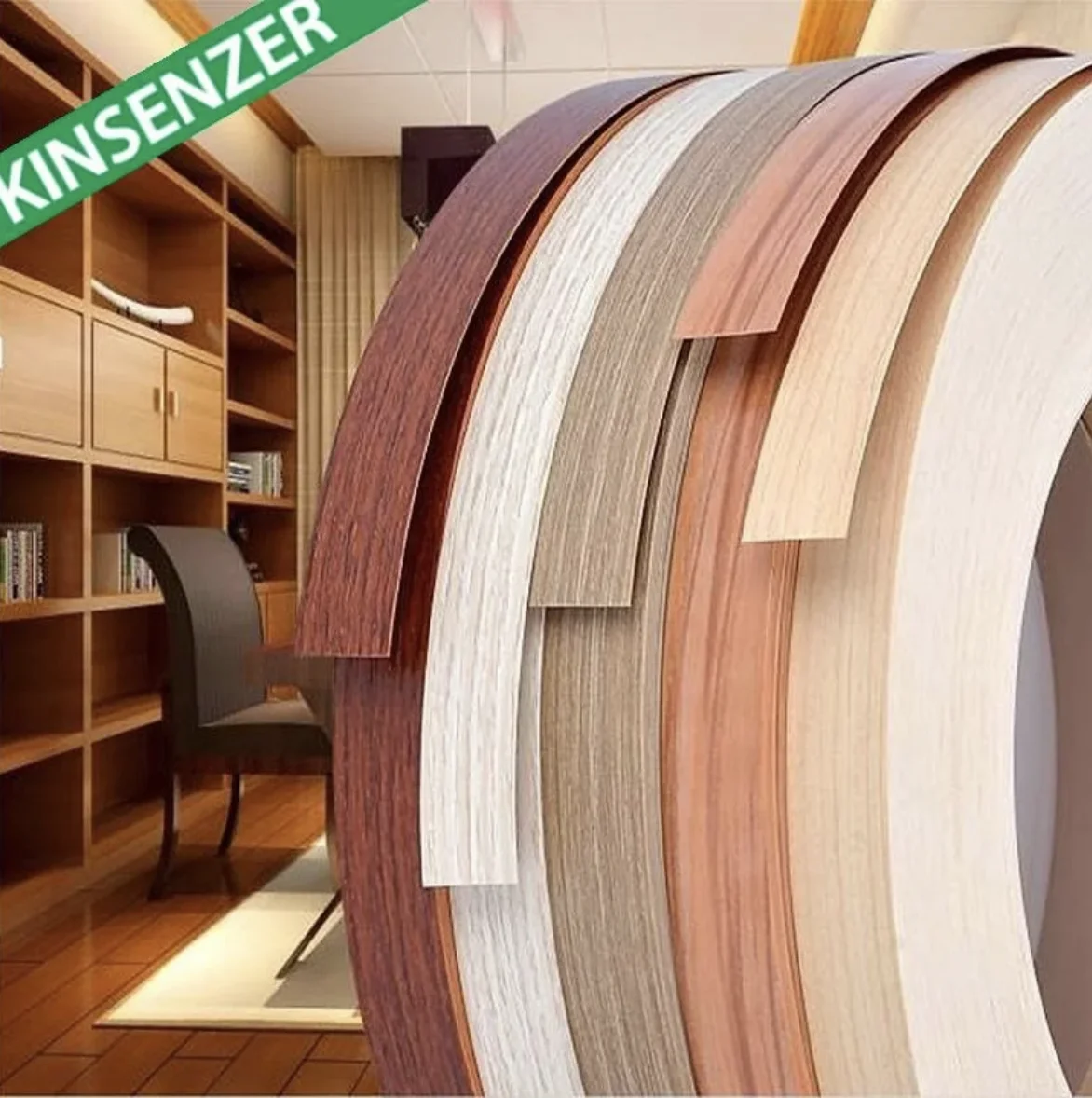 furniture accessories ABS/Acrylic/PVC edge banding High Quality edge banding tape tapacanto pvc edge for Cabinets