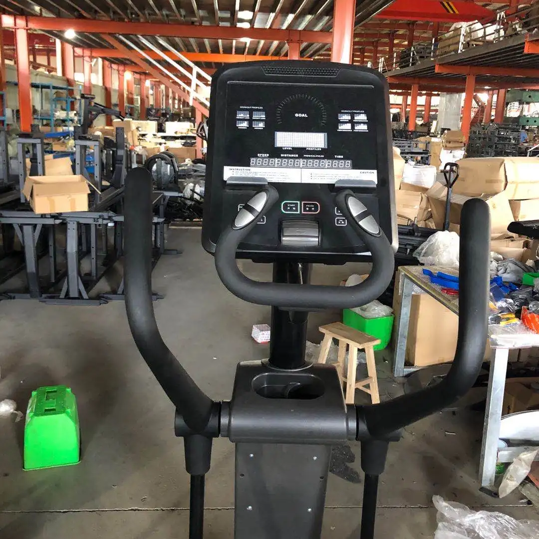 Multi Function Home Fitness Equipment Walker Stepper Exercise Bike Elliptical Cross Trainer Black