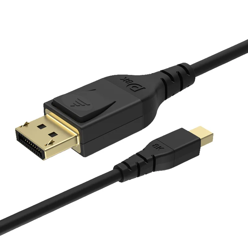 Manufacturer supplied  8k computer interface HD video displayport cable 1.4 dp to dp cable
