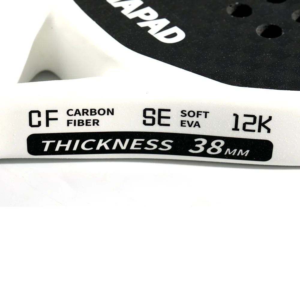 Customized Premium Padel Rackets 3/12/18K Carbon Fiber Padel Tennis Racket