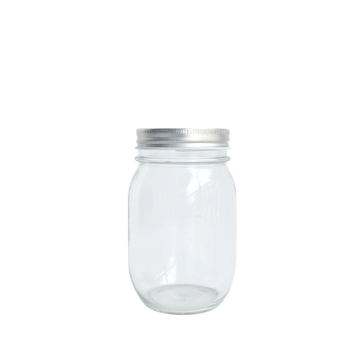 480ml cosmetic jar glass candy jar glass large glass jar