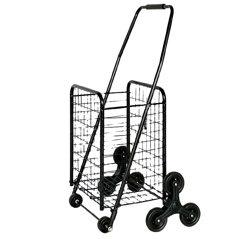 Складная Тележка для покупок Большая вместительная кемпинга переносная тележка