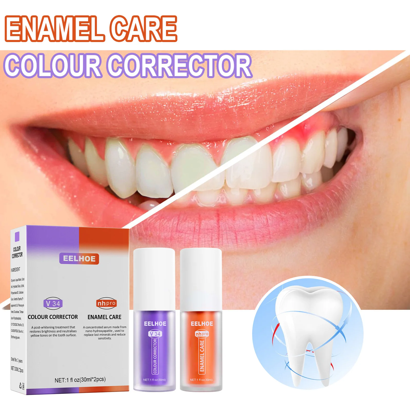 High Quality V34 Cream Wholesale Bleaching for Dental Care Teeth Cleaning Paste Free Home Use Teeth Whitening Gel