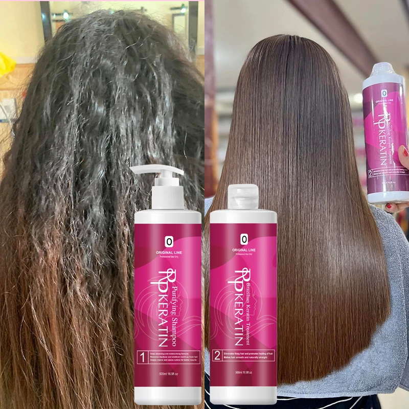 Professional Salon Use Brazilian Keratin Therapy Treatment Hair repair Straightening smoothing system Cream for curly hair