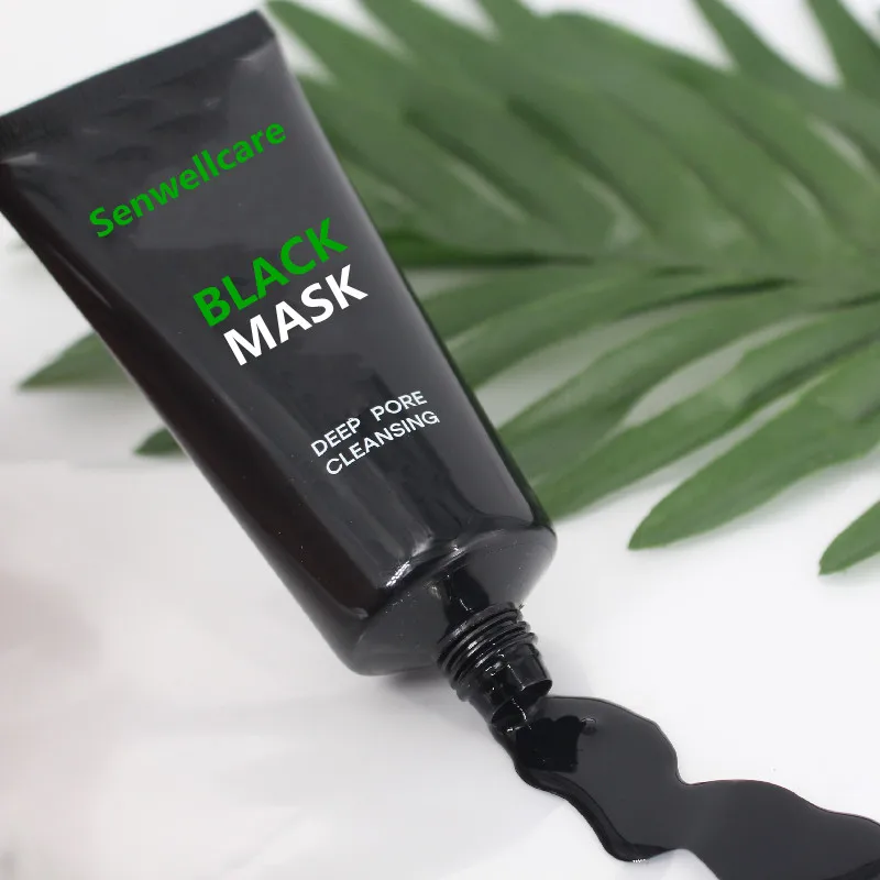 Black Head Removal Mask Blackhead Remover Head Face Mask Activated Charcoal Acne Bamboo Charcoal Peel Off Black Customized Logo