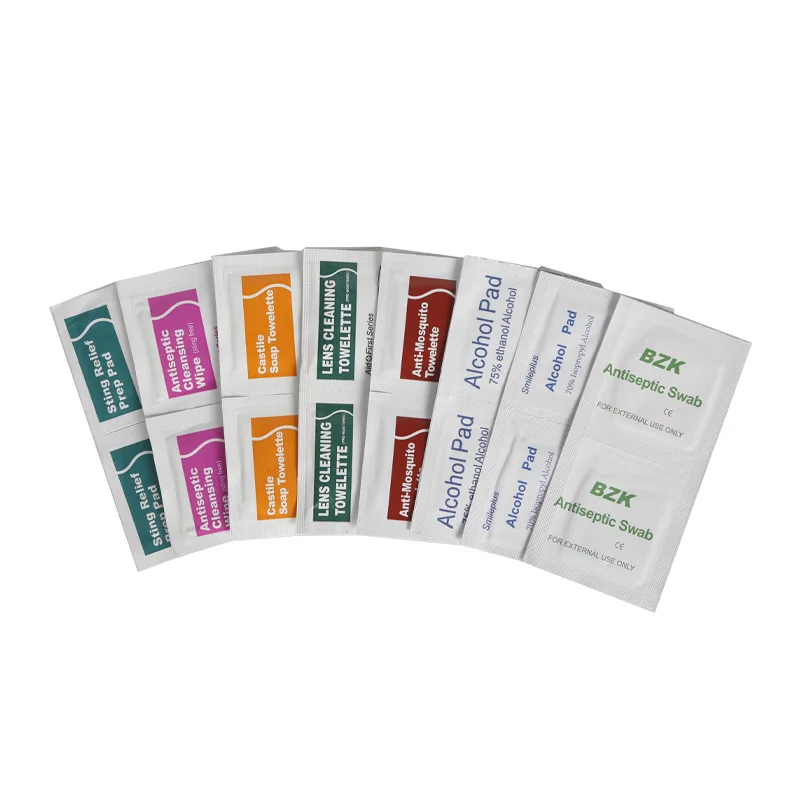 oem  sterile non-woven alcohol cleaning pads for individual hospital  use