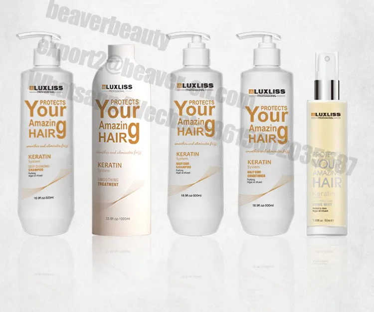 Brand New Luxliss Hair Treatment Keratin for Straightening Damaged Hair Brazilian Protein Hair Treatment for Salon