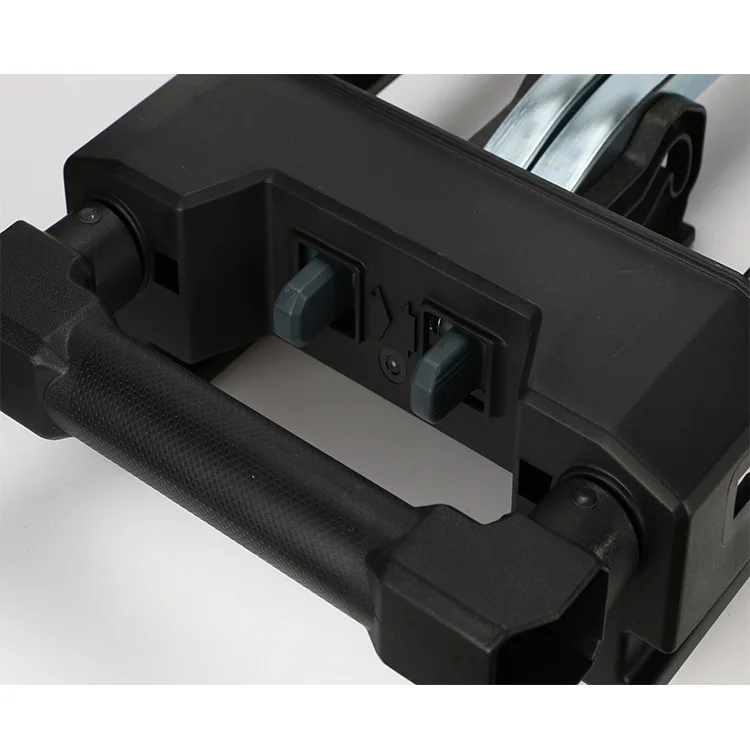 Newly designed foldable school bag travel luggage trolley pull rod with retractable handle rack accessory