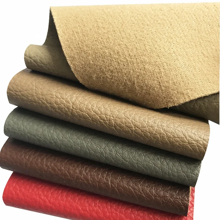 UV resistant 1000 hours vinyl faux leather upholstery fabric for couch and lounge chair
