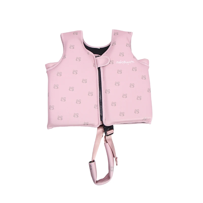 Custom Logo Neoprene Fabric Comfortable And Lightweight Life Jacket For Kids Zipper Design Life Vest