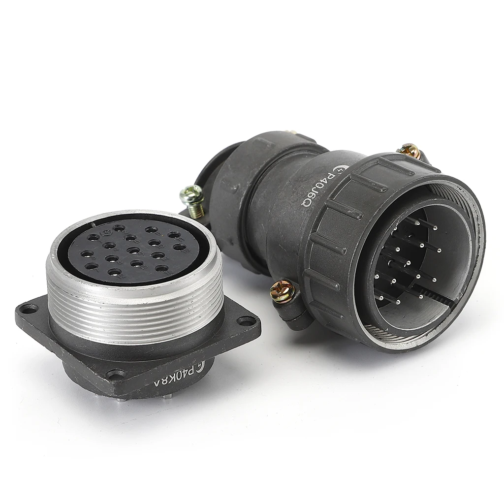 Custom 90 Degree Bending Type P48 P20 Connector Reverse Type Female Socket Male Plug