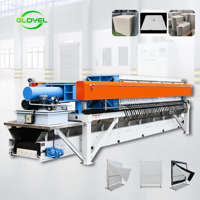 Chamber Type Chemical Materials Pulp Pressure Filter with Washing Cloth