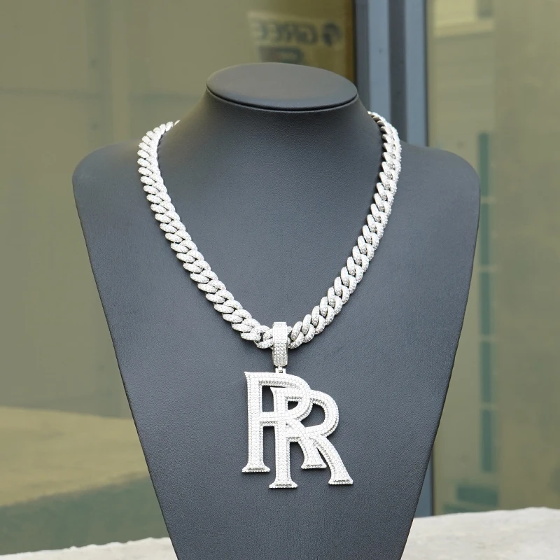 View larger image Add to Compare  Share Luxury Custom Logo Pendant Pass Diamond Tester Baguette VVS Moissanite Hip Hop Jewelry