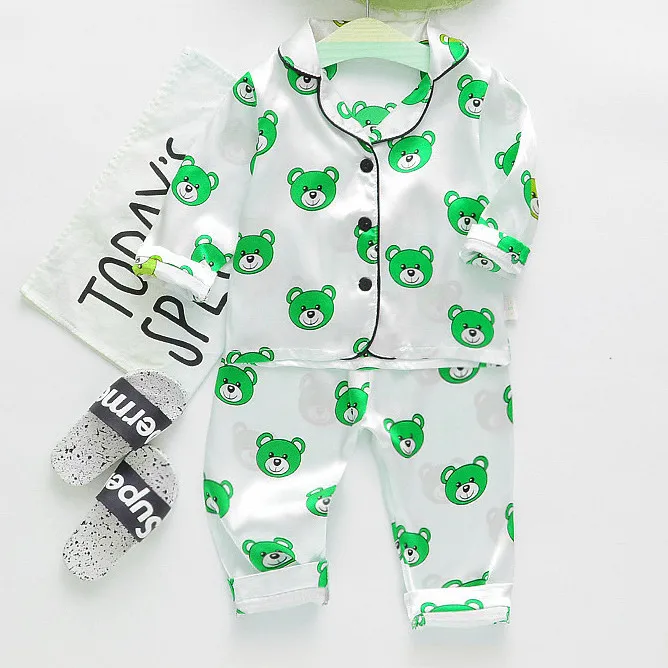 Фабричных запасов, пижамы для мальчиков и девочек, рост от 80 см 110 см стили могут изготовленные на заказ цвет, с узором, ночная рубашка