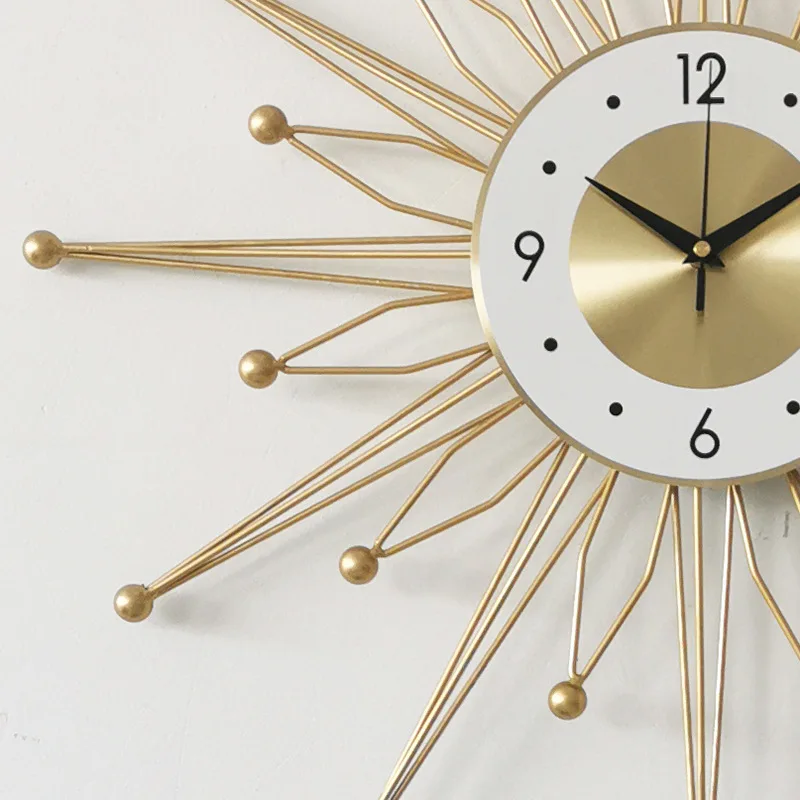 Big modern flower   wall clock design