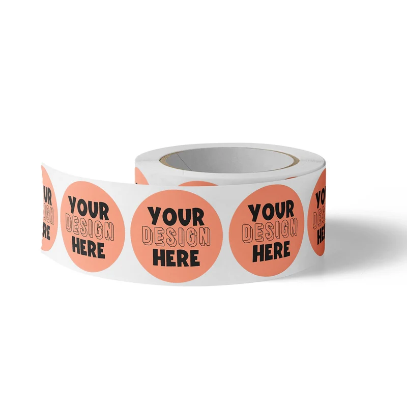 Custom Adhesive Round Aluminum Foil Hologram Hat Snapback Logo Label Sticker,Silver PET Polyester Foil Label Sticker Roll