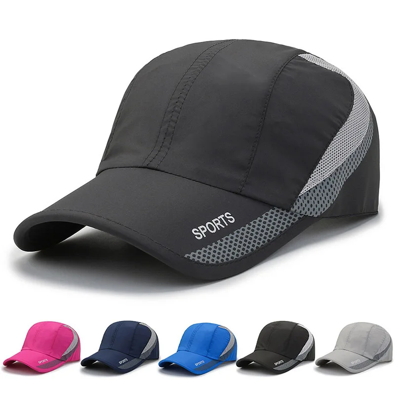 wholesale flex fit baseball hats Quick drying fabric breathable sun visor outdoor sports caps