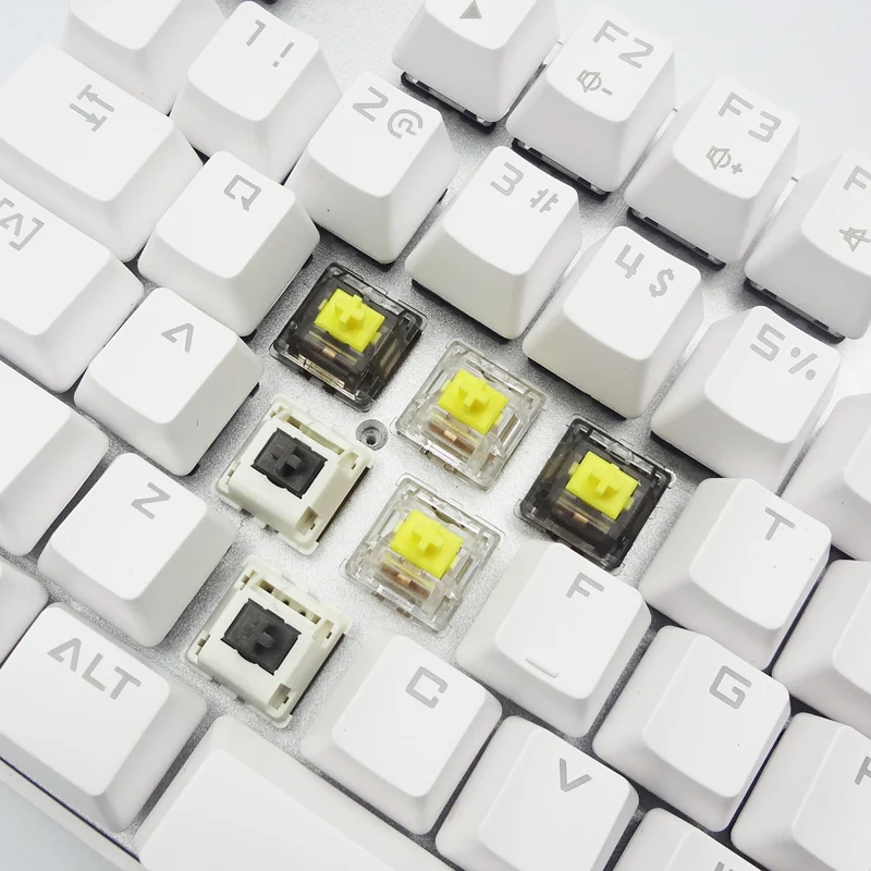 DUROCK Tactile Switch T1 with 67g bottom out force round bump similar Panda Switch for Custom Mechanical Keyboard